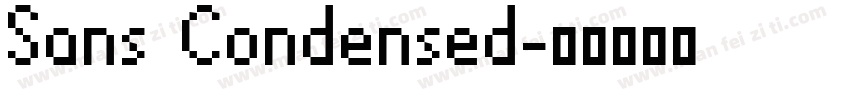 Sans Condensed字体转换